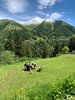 vista sul trabucco e altare in sistemazione