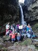 093gg UN GRUPPO ALLA CASCATA